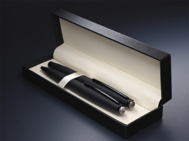 Logotrade advertising product picture of: Striped Flint Pen set 1284036
