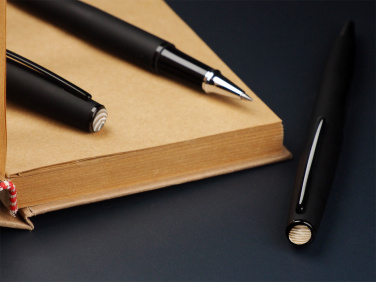 Logotrade promotional giveaway picture of: Striped Flint Pen set 1284036