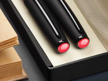 Logotrade promotional item image of: Coral stone Pen set 1285036