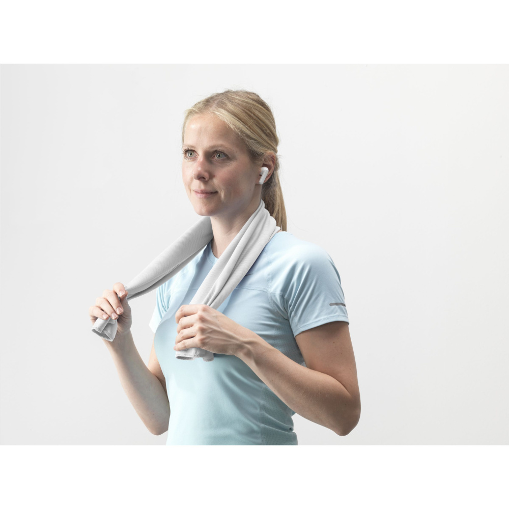 Logotrade business gift image of: CoolDown RPET sports cooling towel