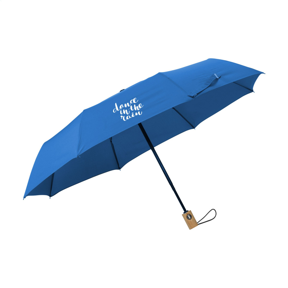 Logotrade advertising product picture of: Michigan foldable RCS RPET umbrella 21 inch