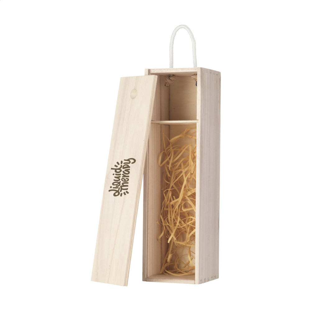 Logo trade corporate gifts picture of: WineWood wine box