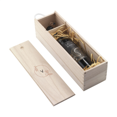 Logo trade promotional items image of: WineWood wine box