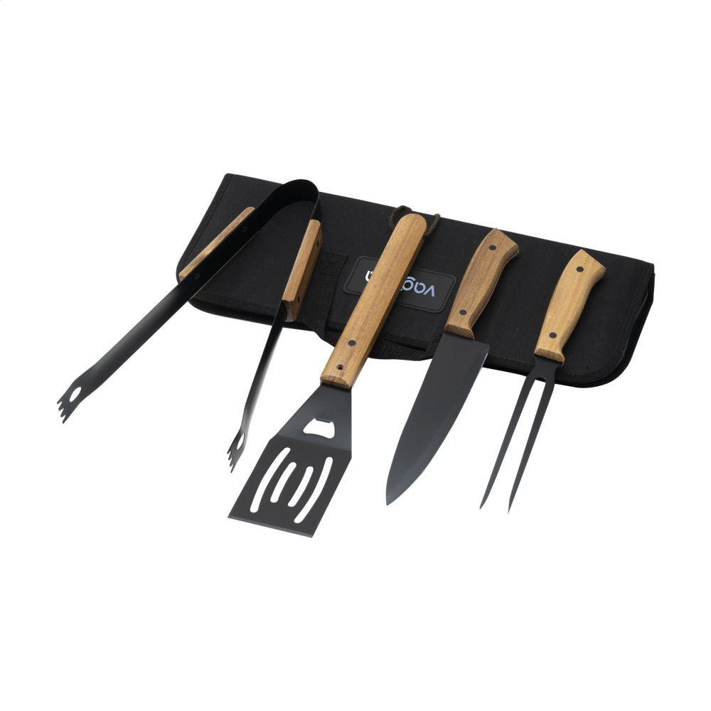 Logo trade promotional merchandise image of: Asado BBQ-Set barbecue set