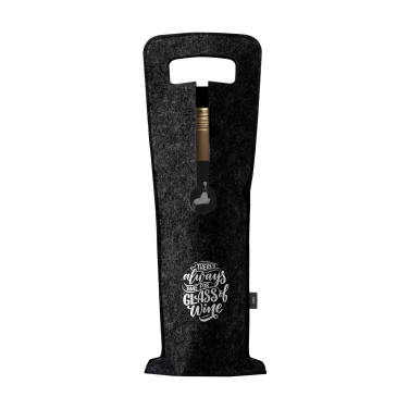 Logo trade corporate gift photo of: Wine Bag-to-Give GRS RPET
