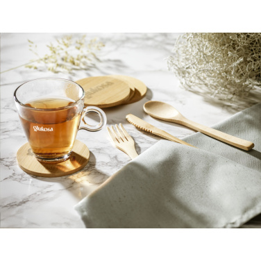 Logo trade corporate gifts picture of: Bambu Cutlery Set