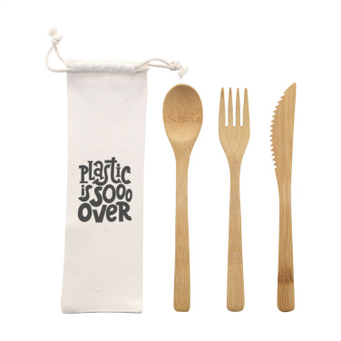 Logotrade corporate gift image of: Bambu Cutlery Set