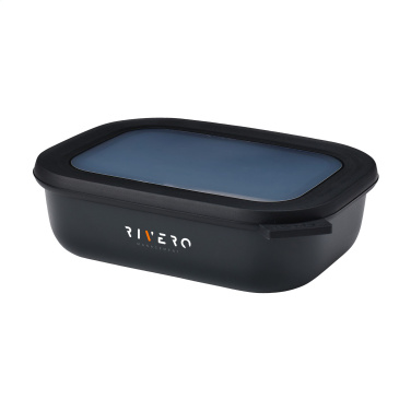 Logo trade corporate gifts image of: Mepal Cirqula multi use rectangular bowl 1 L lunchbox