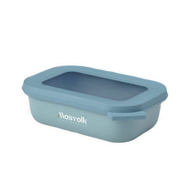 Logo trade promotional merchandise picture of: Mepal Cirqula multi use rectangular bowl 500ml lunchbox