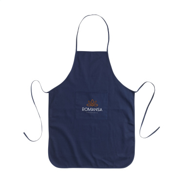 Logo trade promotional gifts image of: Apron Recycled Cotton (170 g/m²)