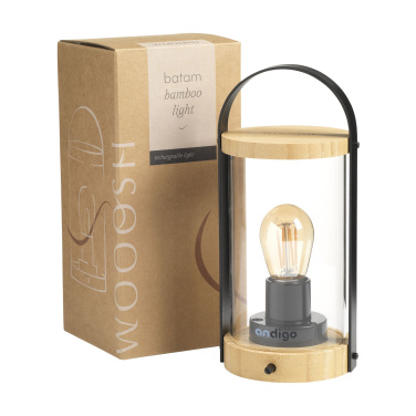 Logo trade corporate gifts image of: Wooosh Batam Light rechargable lamp