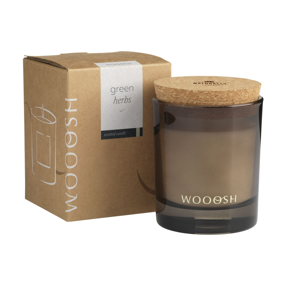Logo trade promotional products picture of: Wooosh Scented Candle Green Herbs