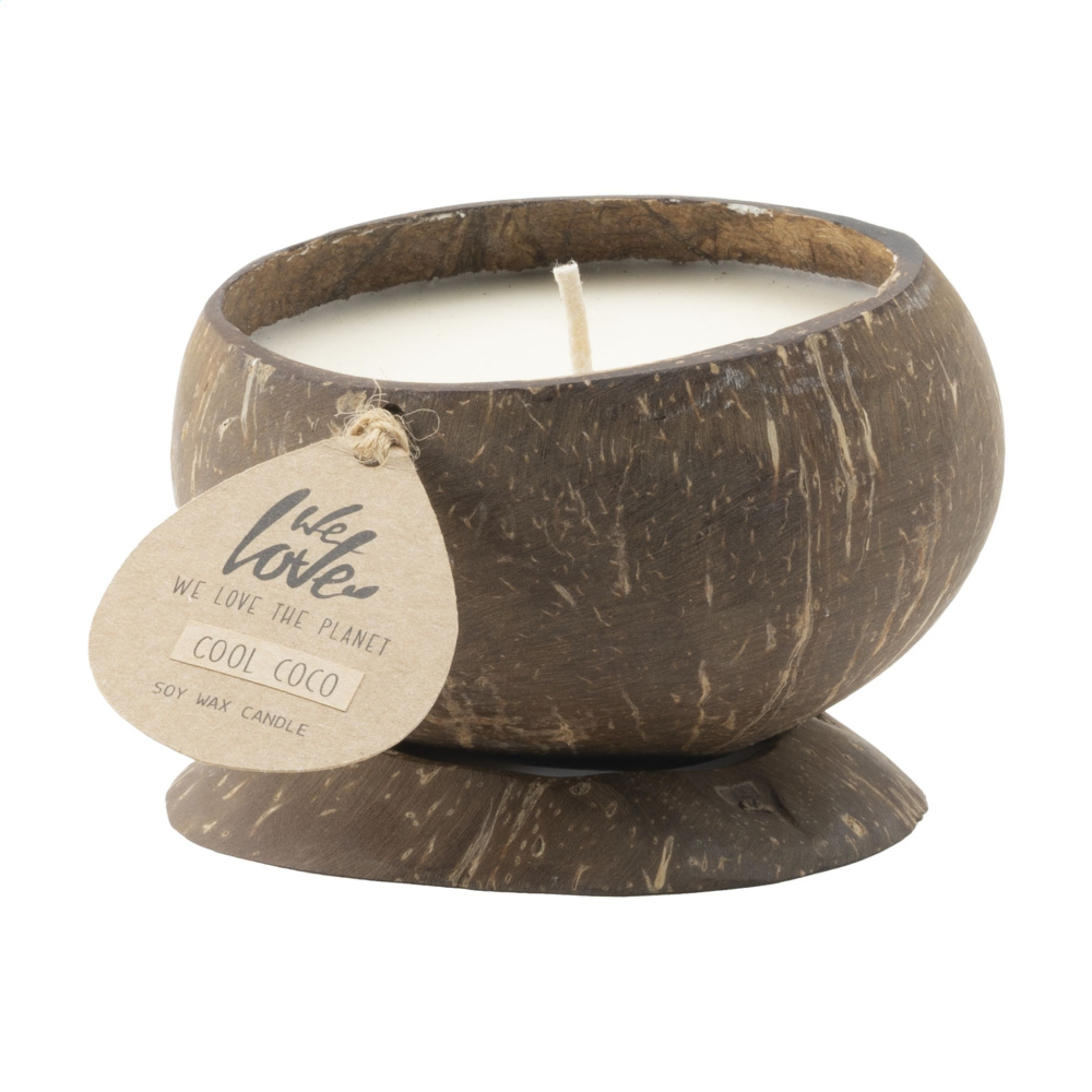 Logotrade promotional item picture of: We Love The Planet Coconut Candle