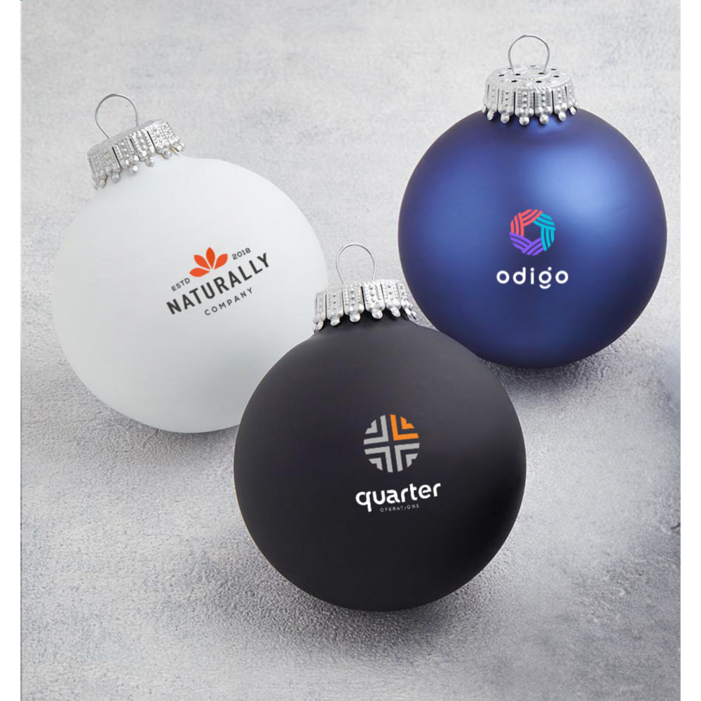 Logotrade advertising products photo of: Christmas Bauble Ø 6 cm - Made in Europe