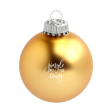 Logo trade promotional merchandise image of: Christmas Bauble Ø 6 cm - Made in Europe