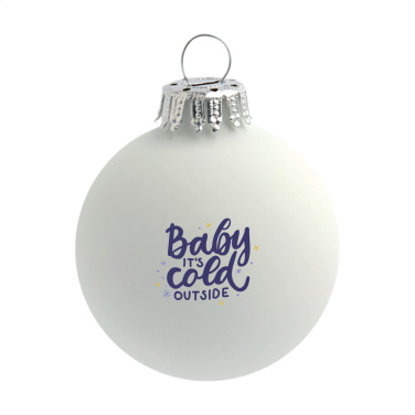 Logo trade advertising products image of: Christmas Bauble Ø 6 cm - Made in Europe