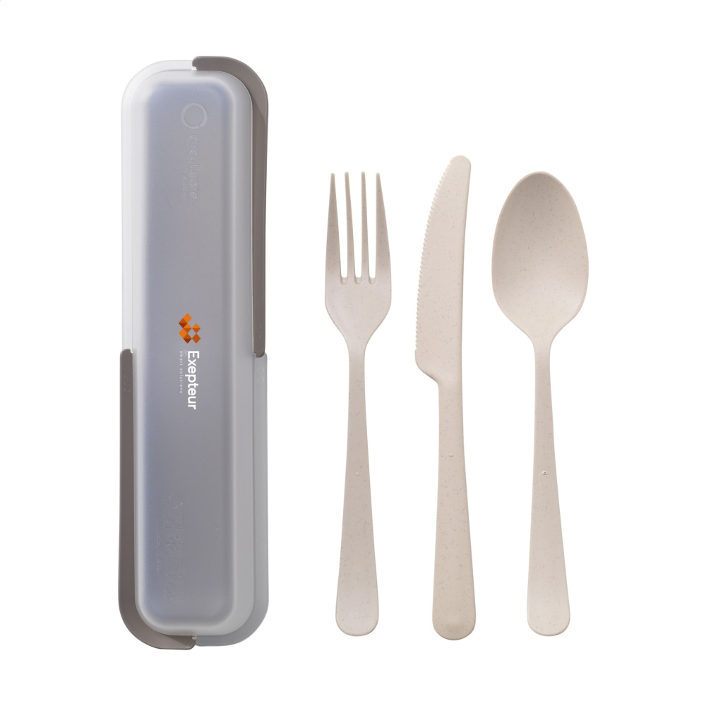 Logotrade promotional product image of: Outdoor 3-piece Cutlery Set