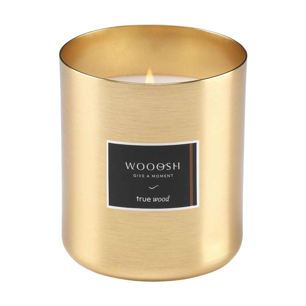 Logo trade advertising products image of: Wooosh Scented Candle True Wood X-Mas