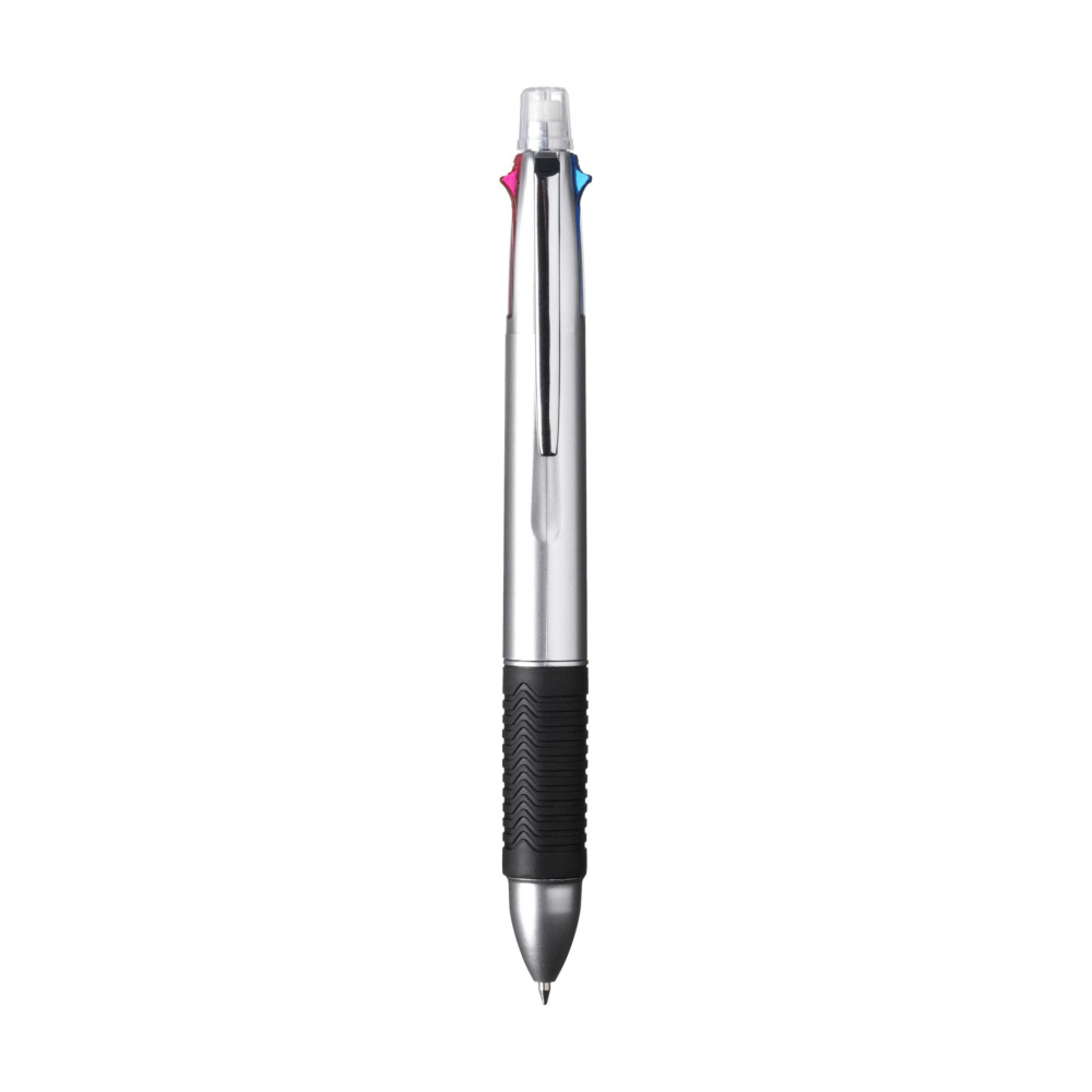 Logo trade promotional items image of: Quintet 5-in-1 pen pencil