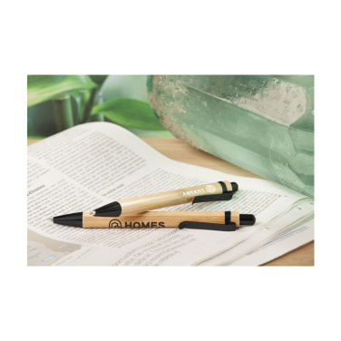 Logo trade advertising products image of: Boston Bamboo pen