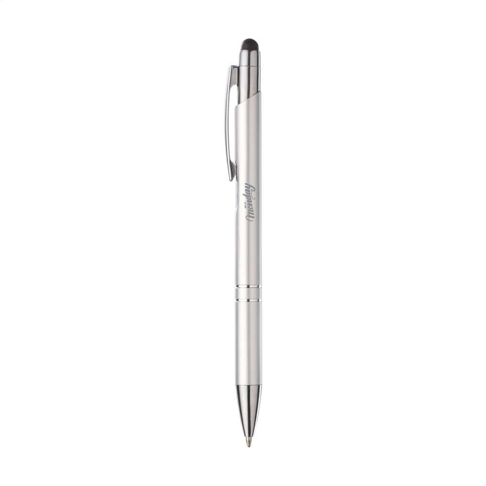 Logotrade promotional gift image of: Ebony Touch stylus pen