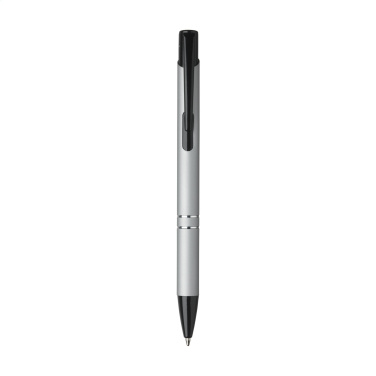 Logo trade promotional giveaway photo of: Ebony Rubberised pen