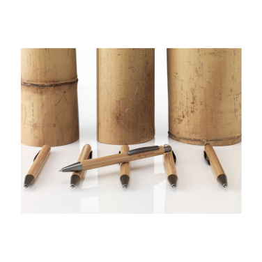 Logo trade corporate gifts image of: Sento Bamboo pen