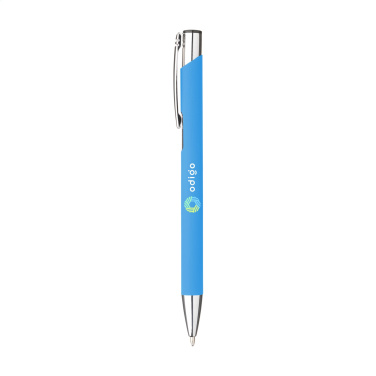 Logo trade promotional items image of: Ebony Soft Touch pen