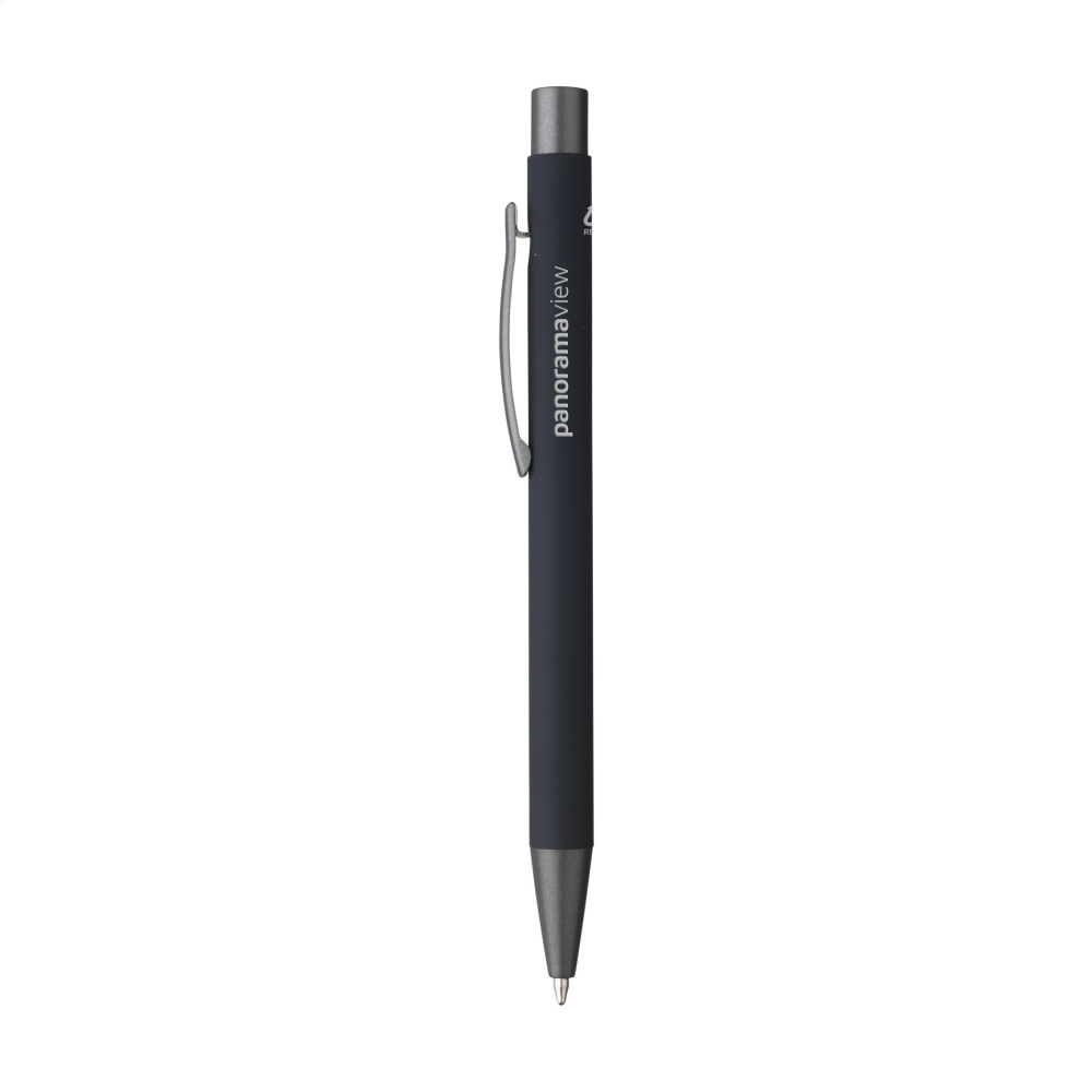 Logo trade promotional merchandise photo of: Brady Soft Touch Recycled Alu pens