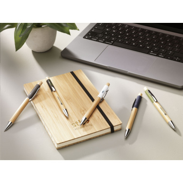 Logo trade corporate gifts image of: Saya Bamboo Pen