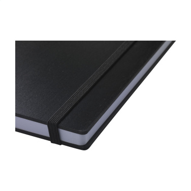 Logo trade promotional products image of: Bamboo Journal Naked Spine Paper Notebook Black A5