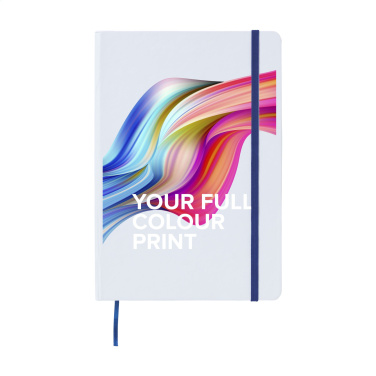 Logo trade promotional item photo of: WhiteNote A5 Paper notebook