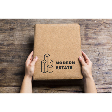 Logo trade corporate gifts picture of: Eco Conference Cork A5 document folder