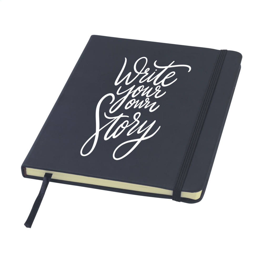 Logo trade promotional items image of: BudgetNote A5 Lines Paper Notebook