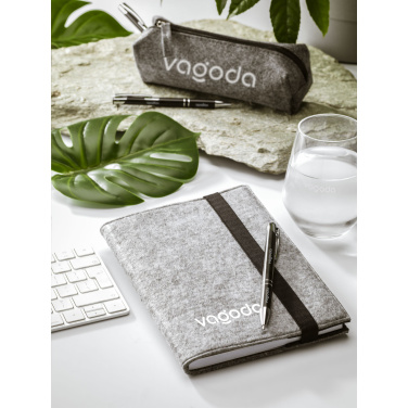 Logotrade corporate gift picture of: Pencil Case GRS RPET Felt