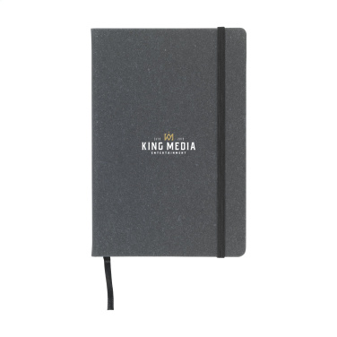 Logotrade promotional giveaways photo of: Montana Recycled Leather Paper Notebook A5