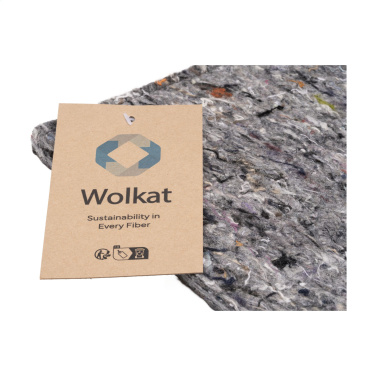 Logo trade promotional gift photo of: Wolkat Tangier Recycled Textile Mousepad