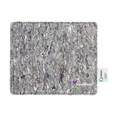 Logo trade promotional merchandise image of: Wolkat Tangier Recycled Textile Mousepad