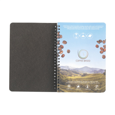 Logotrade promotional giveaways photo of: Coffee Paper Notebook Wire-O A5