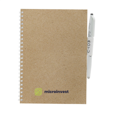 Logo trade promotional giveaway photo of: MOYU Erasable Stone Paper Notebook CraftCover 18 pages