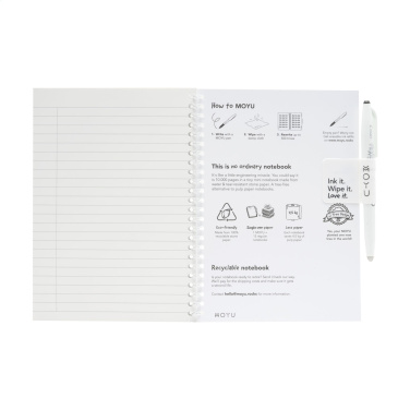 Logotrade corporate gifts photo of: MOYU Erasable Stone Paper Notebook SoftCover 18 pages