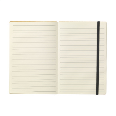 Logo trade promotional merchandise picture of: Bamboo Journal Naked Spine Paper Notebook A5