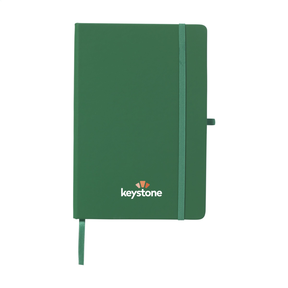 Logo trade promotional merchandise photo of: Recycled GRS PU Paper Notebook A5