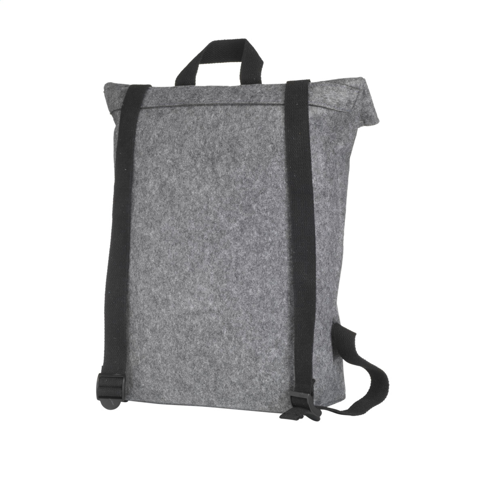 Logo trade promotional giveaways picture of: Nolan GRS RPET Felt backpack