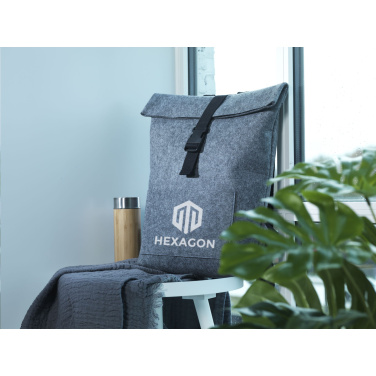 Logotrade promotional gift image of: Nolan GRS RPET Felt backpack