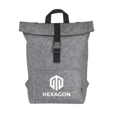 Logo trade corporate gifts image of: Nolan GRS RPET Felt backpack