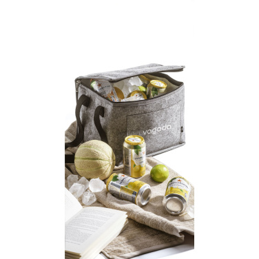 Logo trade promotional giveaways picture of: Keep-it-Cool GRS Felt RPETcooling bag