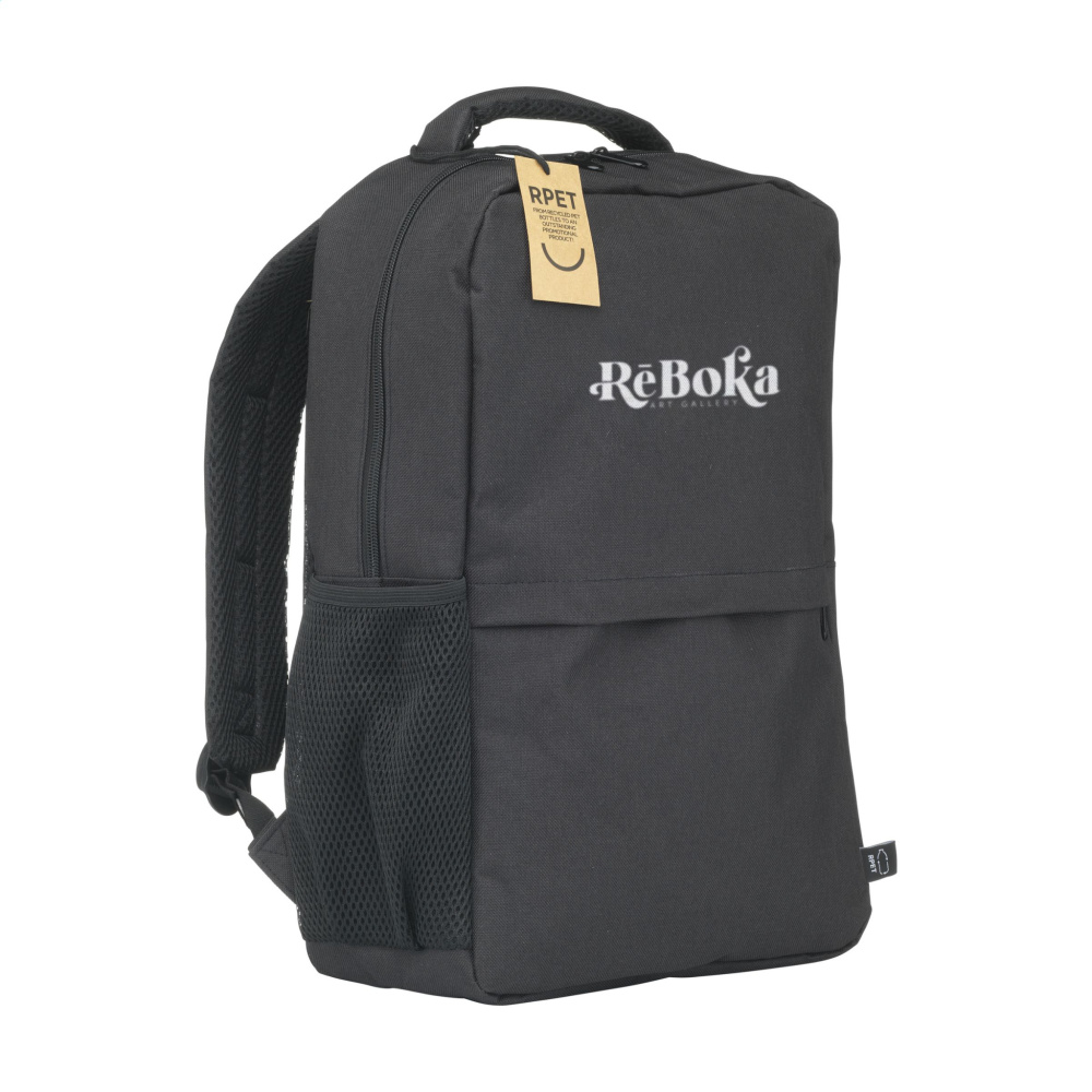 Logotrade advertising product picture of: Finley GRS RPET Laptop Backpack