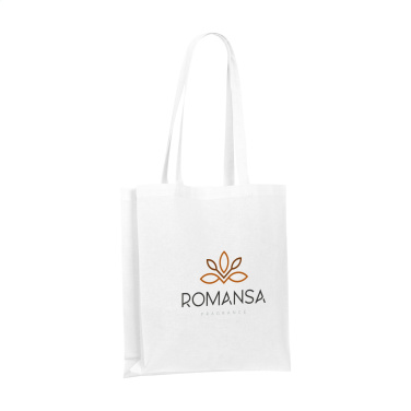 Logo trade promotional gifts image of: Colour Square Bag GRS Recycled Cotton (150 g/m²)
