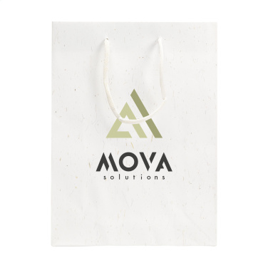 Logo trade corporate gifts picture of: Leaf It Bag recycled with straw fibres (180 g/m²) M